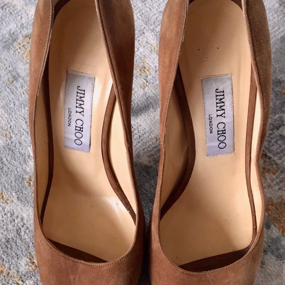 Jimmy Choo Suede Luna Pump 37.5 - Picture 8 of 8
